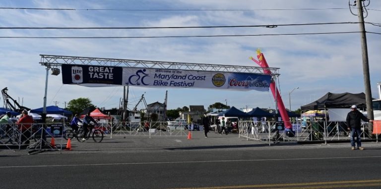 maryland coast bike fest start line